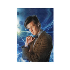 Обложка для паспорта матовая кожа с принтом 11th Doctor Who , натуральная матовая кожа | размер 19,3 х 13,7 см; прозрачные пластиковые крепления | doctor who | matt | smith | tardis | временной поток | доктор кто | мэтт | смит | тардис