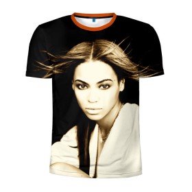 Мужская футболка 3D спортивная с принтом Beyonce , 100% полиэстер с улучшенными характеристиками | приталенный силуэт, круглая горловина, широкие плечи, сужается к линии бедра | beyonce | бейонсе | музыка