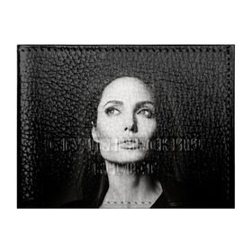 Обложка для студенческого билета с принтом Анжелина Джоли , натуральная кожа | Размер: 11*8 см; Печать на всей внешней стороне | Тематика изображения на принте: angelina jolie | американская актриса | анжелина джоли | режиссёр | фотомодель | ценарист