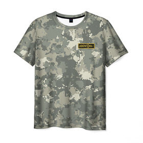Мужская футболка 3D с принтом AB IV - , 100% полиэфир | прямой крой, круглый вырез горловины, длина до линии бедер | Тематика изображения на принте: армия | военный | группа | крови | служба