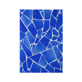 Обложка для паспорта матовая кожа с принтом Битое стекло , натуральная матовая кожа | размер 19,3 х 13,7 см; прозрачные пластиковые крепления | абстракция | витраж | мозаика | стекло