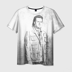 Мужская футболка 3D с принтом Юджин , 100% полиэфир | прямой крой, круглый вырез горловины, длина до линии бедер | walking dead | зомби | мертвецы | сериал | ходячие