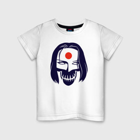 Детская футболка хлопок с принтом katana , 100% хлопок | круглый вырез горловины, полуприлегающий силуэт, длина до линии бедер | Тематика изображения на принте: katana | suicide squad | катана