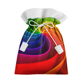 Подарочный 3D мешок с принтом Радуга цвета , 100% полиэстер | Размер: 29*39 см | гамма | зеленый | красный | радуга | синий | цвет