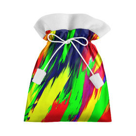 Подарочный 3D мешок с принтом Краска , 100% полиэстер | Размер: 29*39 см | rainbow | краска | прикольные | радуга | текстуры | штрихи