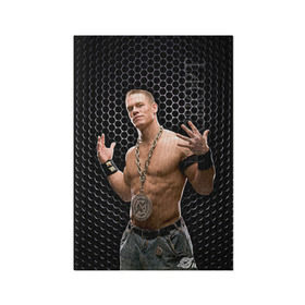Обложка для паспорта матовая кожа с принтом John Cena , натуральная матовая кожа | размер 19,3 х 13,7 см; прозрачные пластиковые крепления | john cena | wwe чемпион | джон сина