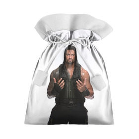 Подарочный 3D мешок с принтом Roman Reigns , 100% полиэстер | Размер: 29*39 см | Тематика изображения на принте: roman reigns | wwe | роман рейнс