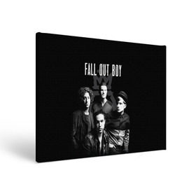 Холст прямоугольный с принтом Группа Fall out boy , 100% ПВХ |  | fall out boy