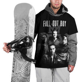 Накидка на куртку 3D с принтом Группа Fall out boy , 100% полиэстер |  | fall out boy