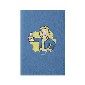 Обложка для паспорта матовая кожа с принтом Fallout , натуральная матовая кожа | размер 19,3 х 13,7 см; прозрачные пластиковые крепления | fallout | фалаут