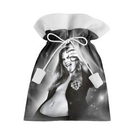 Подарочный 3D мешок с принтом Кара Делевинь , 100% полиэстер | Размер: 29*39 см | Тематика изображения на принте: cara delevingne | актриса | британская | кара делевинь | топ модель