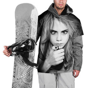 Накидка на куртку 3D с принтом Кара Делевинь , 100% полиэстер |  | Тематика изображения на принте: cara delevingne | актриса | британская | кара делевинь | топ модель