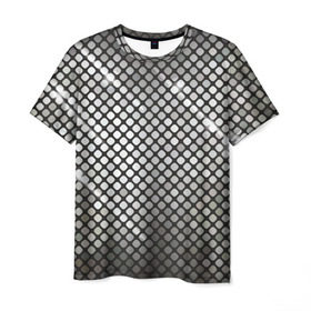 Мужская футболка 3D с принтом Silver style , 100% полиэфир | прямой крой, круглый вырез горловины, длина до линии бедер | club | клуб | серебро | стиль