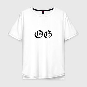 Мужская футболка хлопок Oversize с принтом OPTIMUS GANG , 100% хлопок | свободный крой, круглый ворот, “спинка” длиннее передней части | Тематика изображения на принте: gang | optimus | optimus gang | sad