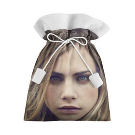 Подарочный 3D мешок с принтом Кара Делевинь , 100% полиэстер | Размер: 29*39 см | Тематика изображения на принте: 