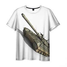 Мужская футболка 3D с принтом Армата 2 , 100% полиэфир | прямой крой, круглый вырез горловины, длина до линии бедер | 9 мая | armata | армата | военная техника | танк | техника