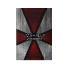Обложка для паспорта матовая кожа с принтом Umbrella corps , натуральная матовая кожа | размер 19,3 х 13,7 см; прозрачные пластиковые крепления | resident evil | вирус | зомби