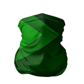 Бандана-труба 3D с принтом Зелёные стрелы , 100% полиэстер, ткань с особыми свойствами — Activecool | плотность 150‒180 г/м2; хорошо тянется, но сохраняет форму | Тематика изображения на принте: геометрия | зеленый | полосы