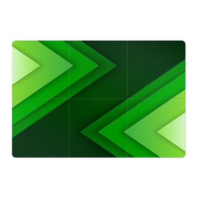 Магнитный плакат 3Х2 с принтом Зелёные стрелы , Полимерный материал с магнитным слоем | 6 деталей размером 9*9 см | Тематика изображения на принте: геометрия | зеленый | полосы