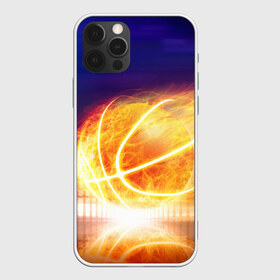 Чехол для iPhone 12 Pro Max с принтом Огненный мяч , Силикон |  | Тематика изображения на принте: streetball | баскетбол | взрыв | искры | любимая игра | моя жизнь | мяч | огонь | пламя | развлечение | страсть | тренировка | увлечение | хобби