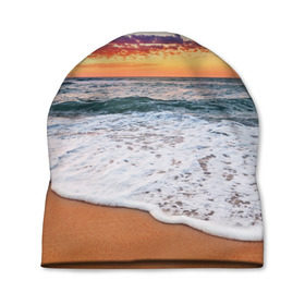Шапка 3D с принтом Красивый закат , 100% полиэстер | универсальный размер, печать по всей поверхности изделия | sunrise | sunset | волна | жара | закат | зной | красота | лето | море | океан | отдых | пена | песок | пляж | прибой | прилив | природа | рассвет | солнце