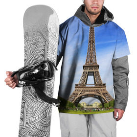 Накидка на куртку 3D с принтом Эйфелева башня , 100% полиэстер |  | Тематика изображения на принте: france | франция | эфелева