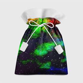 Подарочный 3D мешок с принтом Grunge , 100% полиэстер | Размер: 29*39 см | звезды | космос | разноцветный | туманность