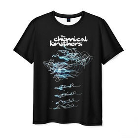 Мужская футболка 3D с принтом Chemical Brothers , 100% полиэфир | прямой крой, круглый вырез горловины, длина до линии бедер | big beat | chemical brothers | биг бит | бигбит | кемикал бразерс | электронная | электронная музыка