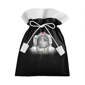 Подарочный 3D мешок с принтом Космонавт 1 , 100% полиэстер | Размер: 29*39 см | astro | moon | space monkey | star | stars | астронавт | звезды | земля | космонавт | космос | луна | скафандр