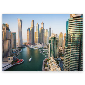 Поздравительная открытка с принтом Dubai , 100% бумага | плотность бумаги 280 г/м2, матовая, на обратной стороне линовка и место для марки
 | Тематика изображения на принте: dubai | абу даби | арабские эмираты | ближний восток | богатство | бурдж халифа | дубай | изобилие | каникулы | мегаполис | нефть | оаэ | отпуск | персидский залив | роскошь | технологии | туризм | шейхи
