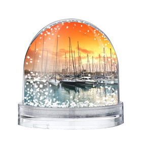 Снежный шар с принтом Barcelona , Пластик | Изображение внутри шара печатается на глянцевой фотобумаге с двух сторон | barcelona | spain | барселона | европа | закат | испания | каталония | море | парусник | фрегат | яхта