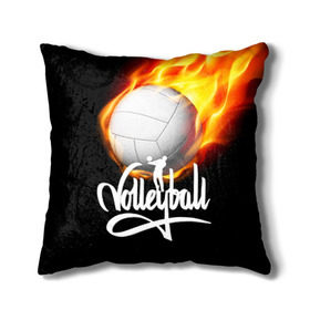 Подушка 3D с принтом Волейбол 28 , наволочка – 100% полиэстер, наполнитель – холлофайбер (легкий наполнитель, не вызывает аллергию). | состоит из подушки и наволочки. Наволочка на молнии, легко снимается для стирки | Тематика изображения на принте: volleyball | волейбол