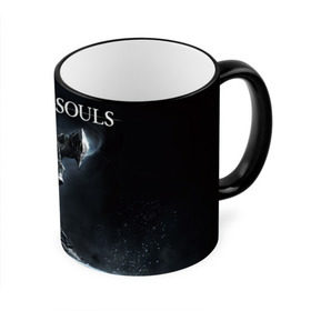 Кружка 3D с принтом Dark Souls 15 , керамика | ёмкость 330 мл | Тематика изображения на принте: dark souls | praise the sun | you died | дарк соулс