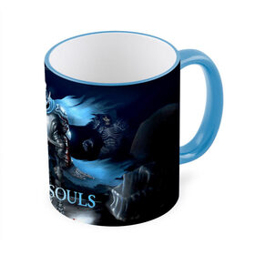 Кружка 3D с принтом Dark Souls 17 , керамика | ёмкость 330 мл | Тематика изображения на принте: dark souls | praise the sun | you died | дарк соулс