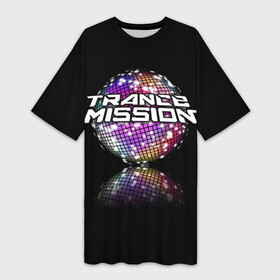 Платье-футболка 3D с принтом Trancemission ,  |  | Тематика изображения на принте: trancemission |   |  trance mission | транс миссия | трансмиссия