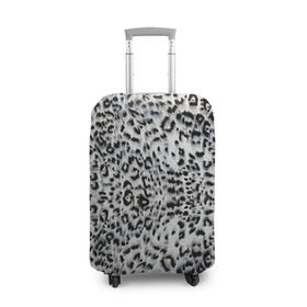 Чехол для чемодана 3D с принтом White Jaguar , 86% полиэфир, 14% спандекс | двустороннее нанесение принта, прорези для ручек и колес | Тематика изображения на принте: барс | леопард | ягуар
