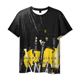 Мужская футболка 3D с принтом Wu-tang clan , 100% полиэфир | прямой крой, круглый вырез горловины, длина до линии бедер | gza | hip hop | rza | wu fam | ву танг клан | хип хоп