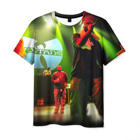 Мужская футболка 3D с принтом Wu-Tang clan , 100% полиэфир | прямой крой, круглый вырез горловины, длина до линии бедер | gza | hip hop | rza | wu fam | ву танг клан | хип хоп