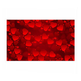 Бумага для упаковки 3D с принтом Красные сердца , пластик и полированная сталь | круглая форма, металлическое крепление в виде кольца | Тематика изображения на принте: heart | red | любовь | орнамент | сердце | узор