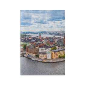 Обложка для паспорта матовая кожа с принтом Швеция , натуральная матовая кожа | размер 19,3 х 13,7 см; прозрачные пластиковые крепления | Тематика изображения на принте: europe | stockholm | sweden | европа | ес | каникулы | отпуск | стокгольм | туризм | швеция