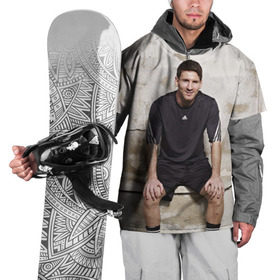 Накидка на куртку 3D с принтом Месси , 100% полиэстер |  | аргентина | барселона | испания | футбол | футболист