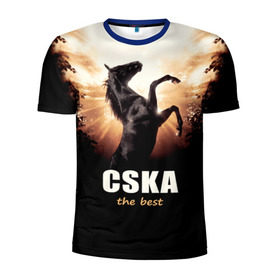 Мужская футболка 3D спортивная с принтом CSKA the best , 100% полиэстер с улучшенными характеристиками | приталенный силуэт, круглая горловина, широкие плечи, сужается к линии бедра | bcjhj