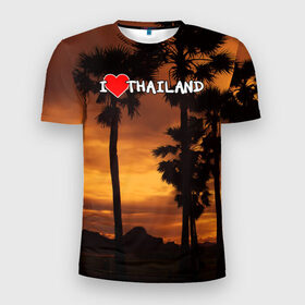 Мужская футболка 3D спортивная с принтом Thailand , 100% полиэстер с улучшенными характеристиками | приталенный силуэт, круглая горловина, широкие плечи, сужается к линии бедра | Тематика изображения на принте: море | отдых | отпуск | пляж | солнце | туризм | турист