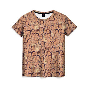 Женская футболка 3D с принтом Николас Кейдж , 100% полиэфир ( синтетическое хлопкоподобное полотно) | прямой крой, круглый вырез горловины, длина до линии бедер | Тематика изображения на принте: актер | арт | лица | николас кейдж