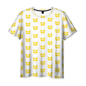 Мужская футболка 3D с принтом Wu-Tang Clan , 100% полиэфир | прямой крой, круглый вырез горловины, длина до линии бедер | clan | tang | wu