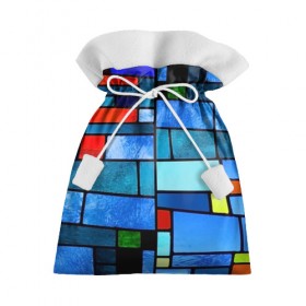 Подарочный 3D мешок с принтом Мозаичная абстракция , 100% полиэстер | Размер: 29*39 см | линии | орнамент | прикольные картинки | узор | цвет