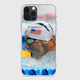 Чехол для iPhone 12 Pro Max с принтом Майкл Фелпс , Силикон |  | Тематика изображения на принте: swimming | бассейн | олимпиада | плавание | пловец | рио | фелпс