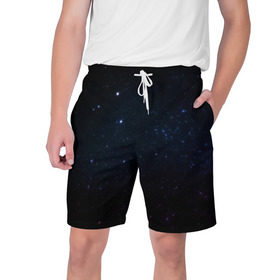 Мужские шорты 3D с принтом Deep Space ,  полиэстер 100% | прямой крой, два кармана без застежек по бокам. Мягкая трикотажная резинка на поясе, внутри которой широкие завязки. Длина чуть выше колен | star | звезды