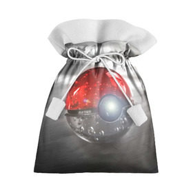 Подарочный 3D мешок с принтом Red and White , 100% полиэстер | Размер: 29*39 см | Тематика изображения на принте: bulbasaur | pikachu | pokemon | squirtle | бальбазар | пикачу | покемон | сквиртл