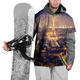 Накидка на куртку 3D с принтом Эйфелева башня , 100% полиэстер |  | Тематика изображения на принте: sity | блики | город | европа | ночь | париж | романтика | свет | эйфелева башня